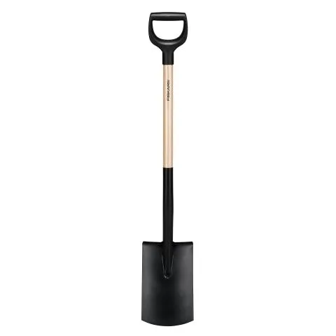Solid 1066722 Fiskars Spade halvrund, trä Fynd